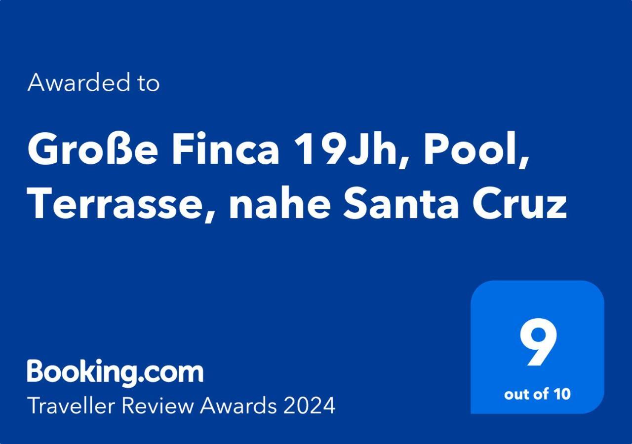 Grosse Finca 19Jh, Pool, Terrasse, Nahe Santa Cruz Santa Cruz de la Palma  Bagian luar foto